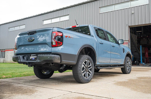 Corsa 2024 +  Ford Ranger 3IN Cat-Back Exhaust After Axle Exhaust Dump for Off-Road Use