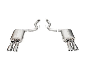 Corsa Sport Valved 2024+ Ford Mustang V8 5.0L 3in Axle-Back Exhaust System w/ Twin 4in Polished Pro-Series Tips