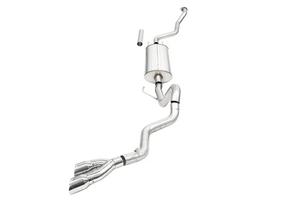 Corsa 2024 + Toyota Tacoma (2.4L Turbo) Sport Cat-Back - 4in Polished Tip