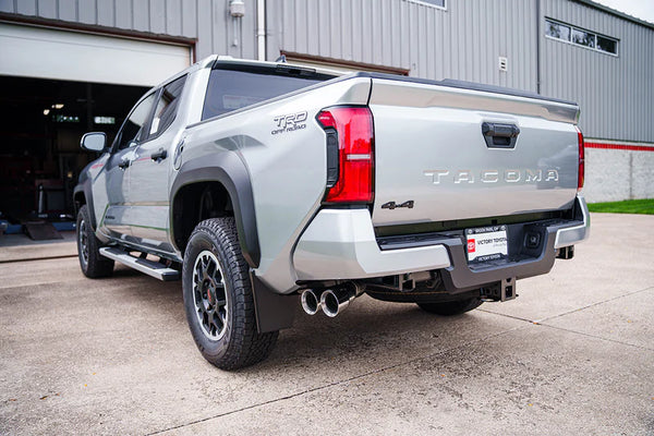 Corsa 2024 + Toyota Tacoma (2.4L Turbo) Sport Cat-Back - 4in Polished Tip