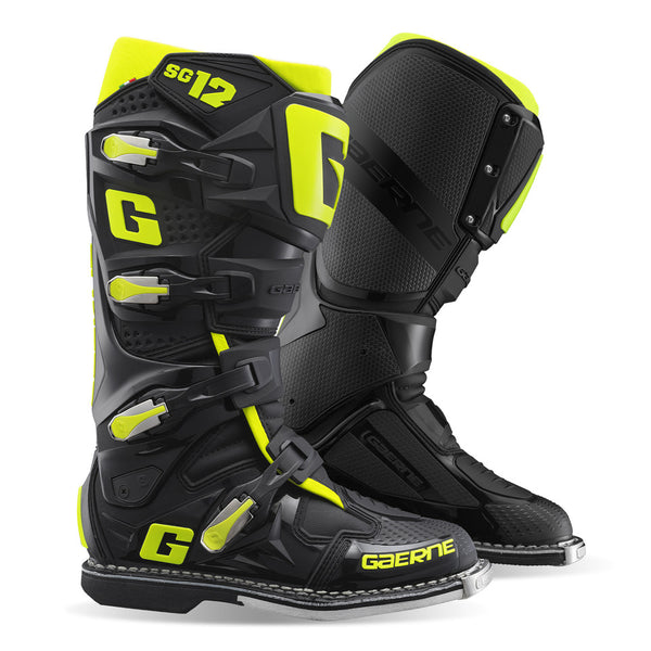 Gaerne SG12 Boot Black/Fluorescent Yellow