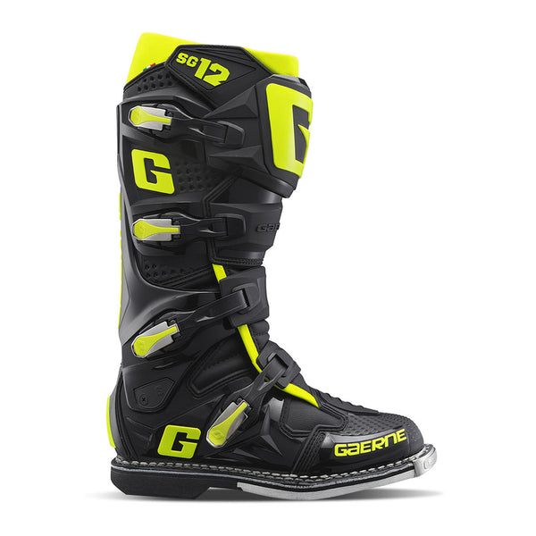 Gaerne SG12 Boot Black/Fluorescent Yellow