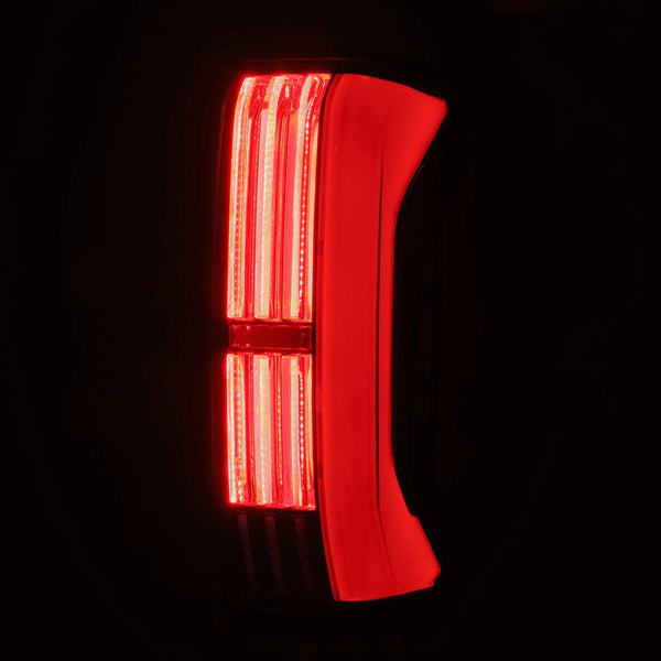 AlphaRex 2022 + Toyota Tundra NOVA-Series Prismatic LED Tail Lights - Black/Red