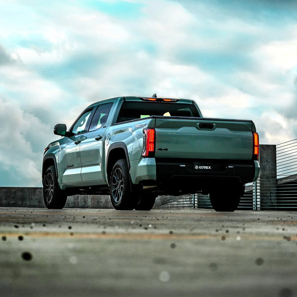 AlphaRex 2022 + Toyota Tundra NOVA-Series Prismatic LED Tail Lights - Black/Red