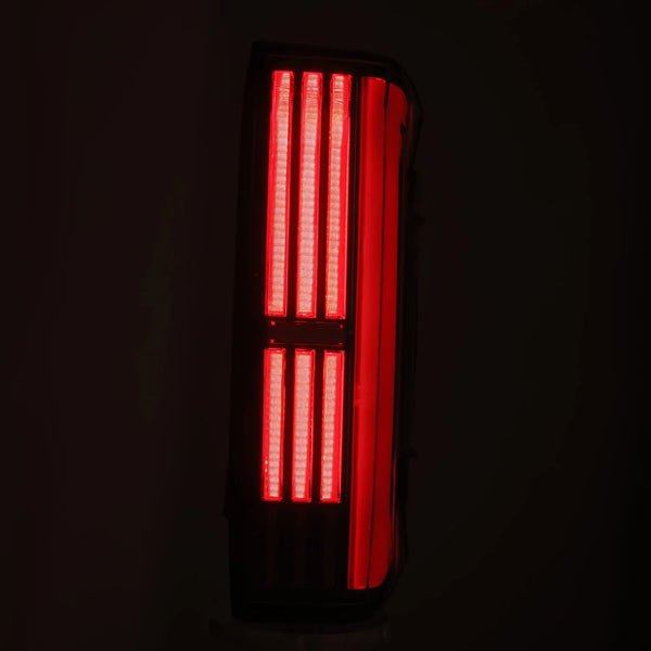 AlphaRex 2022 + Toyota Tundra NOVA-Series Prismatic LED Tail Lights - Black/Red