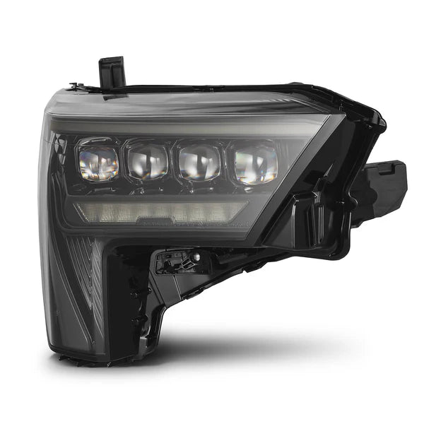 AlphaRex 2022 + Toyota Tundra / Sequoia NOVA-Series Headlights Alpha-Black w/White DRL