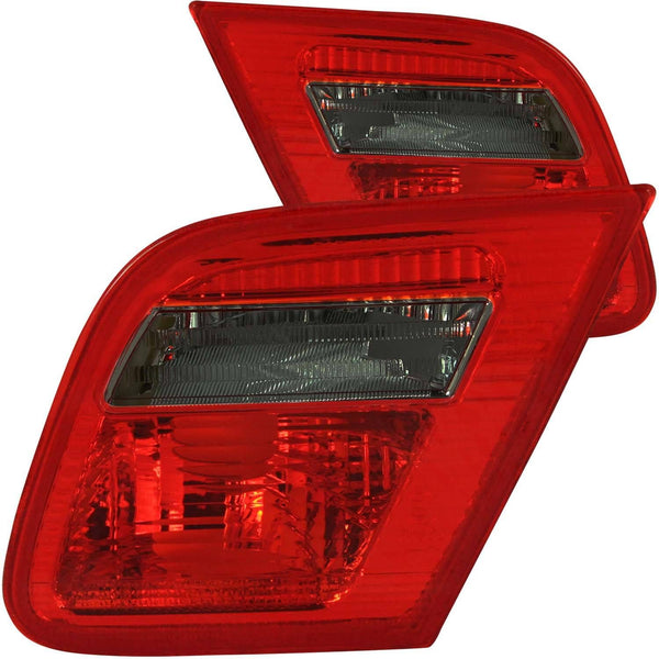 ANZO 2000-2003 BMW 3 Series / 2001 - 2006 M3 E46 Coupe Taillights Red/Smoke