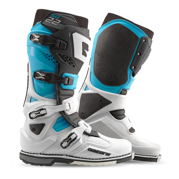 Gaerne SG22 Limited Edition Boot White/Black/Light Blue