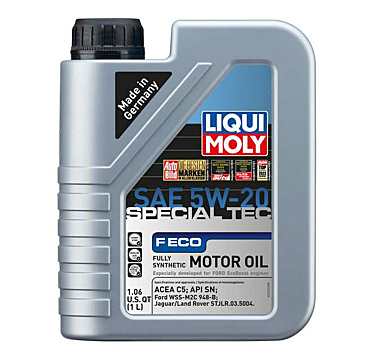 LIQUI MOLY 5L Special Tec F ECO Motor Oil SAE 5W20 ( 4 Pack )