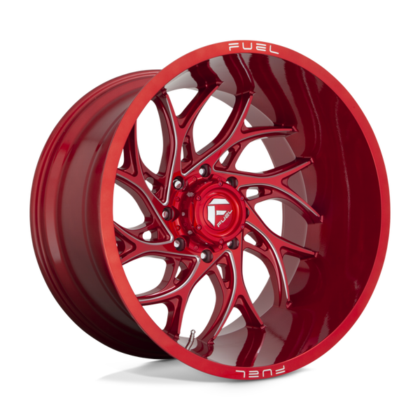 Fuel Offroad D742 RUNNER Candy Red Milled 24x14 -75 8x180mm 124.2mm