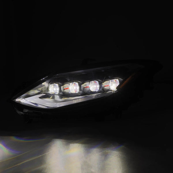 AlphaRex 2023 + Nissan Z NOVA-Series LED Projector Headlights Alpha-Blk w/Activation Light & Seq.Sig