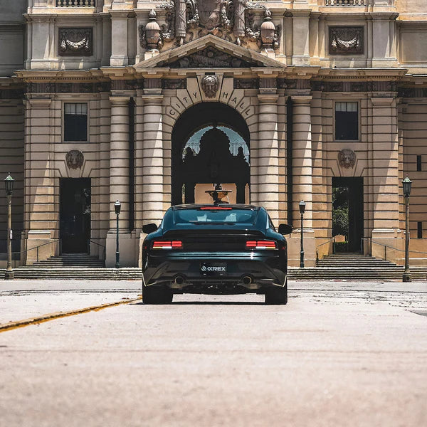 AlphaRex 2023 + Nissan Z Nova-Series Quad-Loop Style Prismatic LED Tail Lights - Black