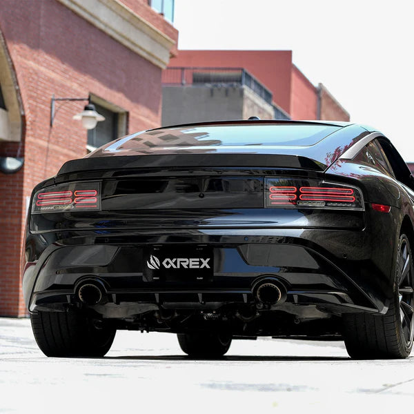 AlphaRex 2023 + Nissan Z Nova-Series Quad-Loop Style Prismatic LED Tail Lights - Black