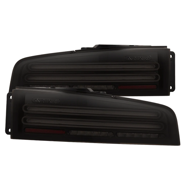 AlphaRex 2023 + Nissan Z Nova-Series Twin-Loop Style Prismatic LED Tail Lights - Alpha Black