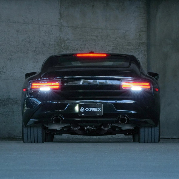 AlphaRex 2023 + Nissan Z Nova-Series Twin-Loop Style Prismatic LED Tail Lights - Black