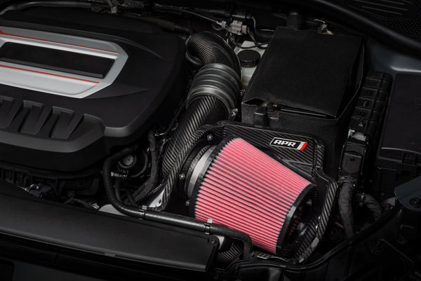 APR 2019 - 2024 Audi Q3 / 2015 - 2020 A3 / S3 / 2016 - 2023 TTS / TT / 2015 - 2019 Golf R / 2015 - 2021 GTi  Open Carbon Fiber Intake System