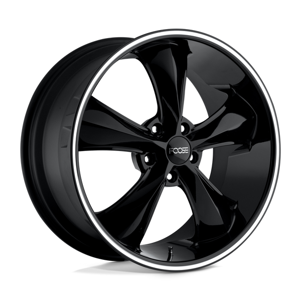 Foose F104 LEGEND Gloss Black Milled 18x8.5 +34 5x114.3mm 72.6mm