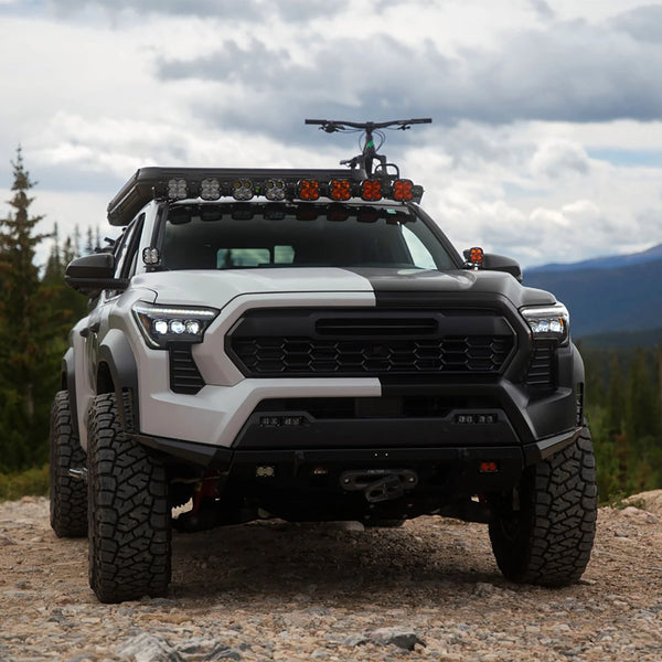 AlphaRex 2024 + Toyota Tacoma NOVA-Series Projector Headlights (Pair) - Alpha-Black w/Activation Light