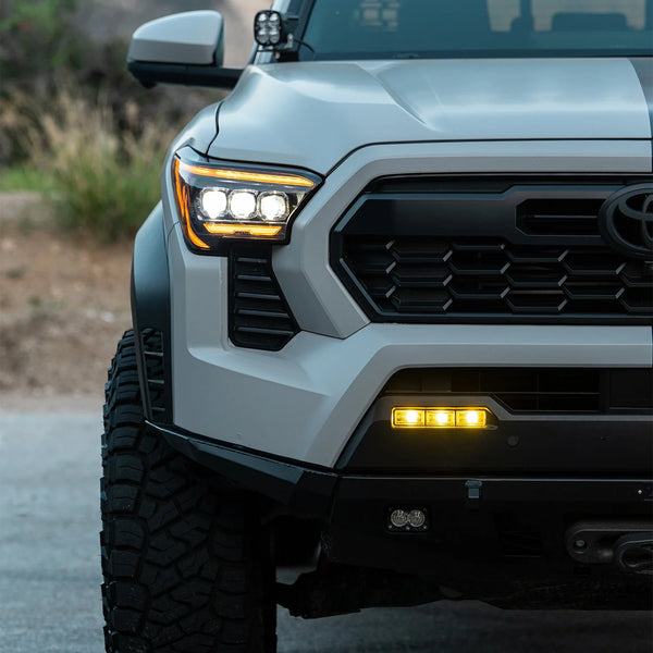 AlphaRex 2022 + Toyota Tundra/Sequoia / 2024 + Tacoma / 2025 + 4Runner Double Tap Dual Color LED Projector Fog Lights