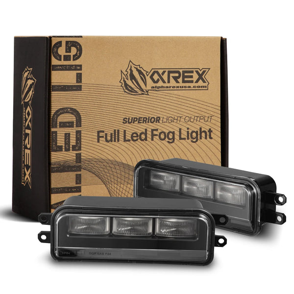 AlphaRex 2022 + Toyota Tundra/Sequoia / 2024 + Tacoma / 2025 + 4Runner Double Tap Dual Color LED Projector Fog Lights