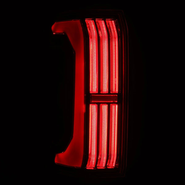 AlphaRex 2024 + Toyota Tacoma NOVA-Series LED Prismatic Tail Lights - Black