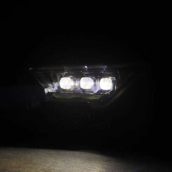 AlphaRex 2024 + Toyota Tacoma NOVA-Series Projector Headlights (Pair) - Alpha-Black w/Activation Light