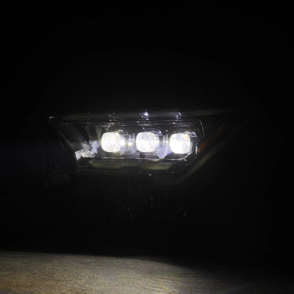 AlphaRex 2024 + Toyota Tacoma NOVA-Series Projector Headlights (Pair) - Alpha-Black w/Activation Light