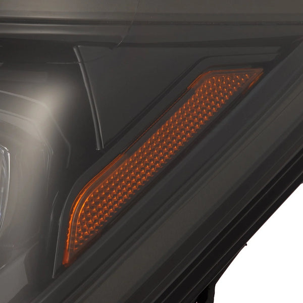 AlphaRex 2024 + Toyota Tacoma NOVA-Series Projector Headlights (Pair) - Alpha-Black w/Activation Light