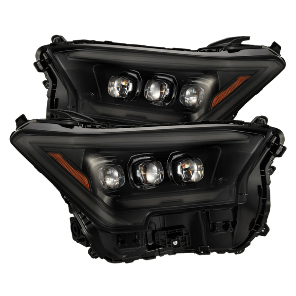 AlphaRex 2024 + Toyota Tacoma NOVA-Series Projector Headlights (Pair) - Alpha-Black w/Activation Light