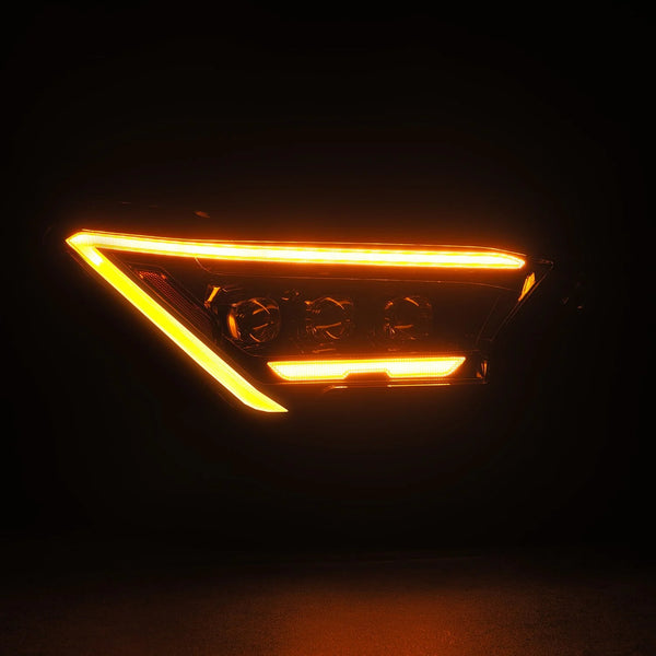 AlphaRex 2024 + Toyota Tacoma NOVA-Series Projector Headlights (Pair) - Black w/Activation Light