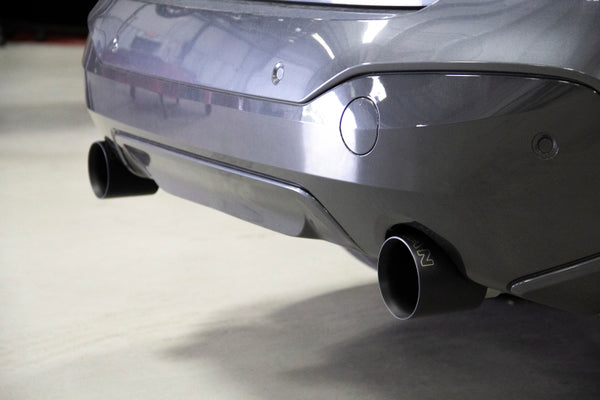 Dinan 2016-2023 BMW X1/X2 xDrive28i (F48/F39) / 2016-2024 MINI C'Man JCW Valved Axleback Exhaust System - Black Tips
