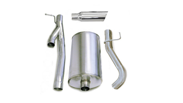 Corsa/dB 2003 - 2006 Chevrolet Silverado / GMC Sierra Ext. Cab/Short Bed 2500 6.0L V8 Polished Sport Cat-Back Exhaust