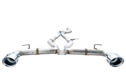 AWE Tuning 2020+ Toyota Supra A90 Track Edition Exhaust - 5in Chrome Silver Tips