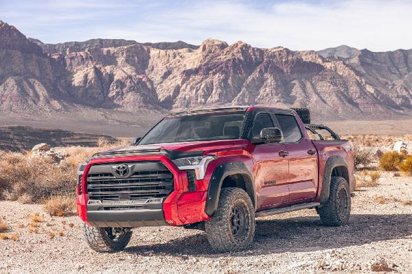 Bushwacker 2022 + Toyota Tundra Pocket Style Flares 4pc - Black