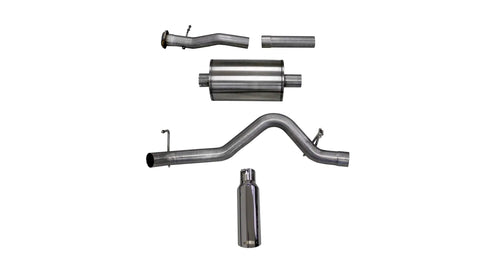 Corsa 2015 - 2016 Chevy Colorado 3.6L V6 Cat-Back Exhaust 4in SS Db Tip Single Side Exit