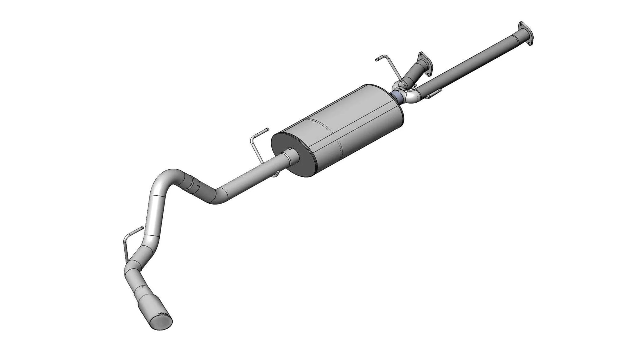 Corsa/dB 2011 - 2021 Toyota Tundra Double Cab/Crew Max 5.7L V8 Polished Sport Cat-Back Exhaust