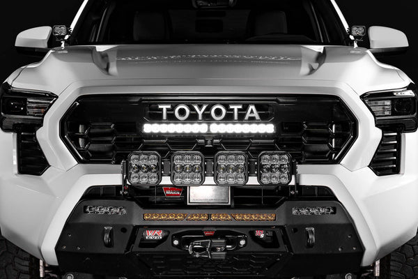 Diode Dynamics 2024 + Toyota Tacoma TRD Grille Lightbar SS20 Pro White Combo 6000K