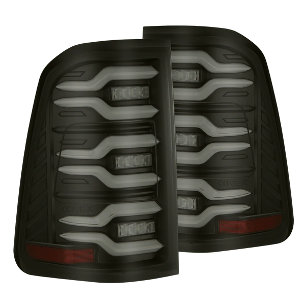 Alpharex 2025 + Dodge Ram 1500 Luxx-Series LED Tail Lights - Black