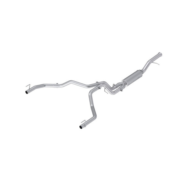 MBRP 2021 - 2025 Cadillac Escalade 6.2L (Excl V-Series) T304 2.5in Dual Split Rear 3in Cat Back Exhaust