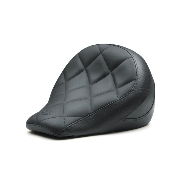 Mustang 2018 - 2021 Indian Scout Bobber Standard Touring Solo Seat Diamond Stitch - Black