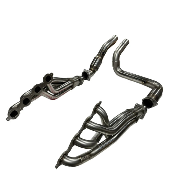 Kooks 2023 + Cadillac Escalade V 1-7/8in Long Tube Header & GREEN Catted Conn. Kit