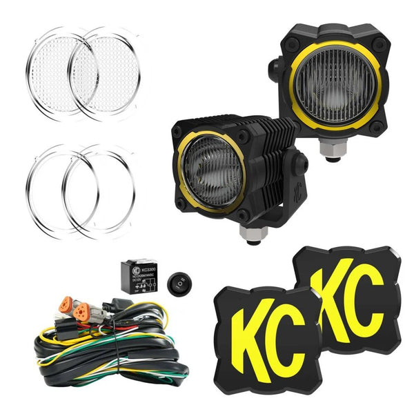 KC HiLiTES FLEX ERA 1 (2-Light) Master LED Light Pod Kit
