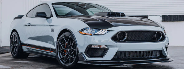Anderson Composites 2021 - 2023 Ford Mustang Mach 1 Type-SK Double-Sided Carbon Fiber Hood
