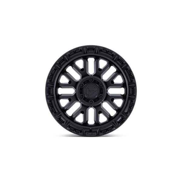 Fuel Offroad FC890 RAIL Matte Black W/ Gloss Black Lip 20x10 -18 6x135mm 87.1mm