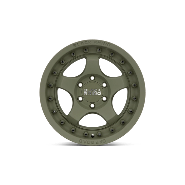 Black Rhino BANTAM Olive Drab Green 16x8 -10 5x127mm 71.5mm