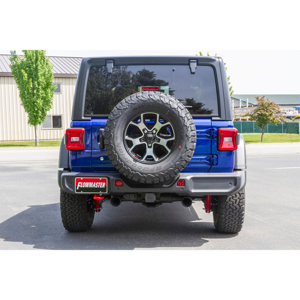 Flowmaster 2018-2026 Jeep Wrangler JL 2 & 4-door models 3.6L Outlaw Cat-Back Exhaust System
