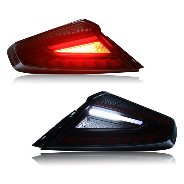 OLM Phantom-Spec LED Taillights (Clear Lens Red Optic) - 2022+ WRX