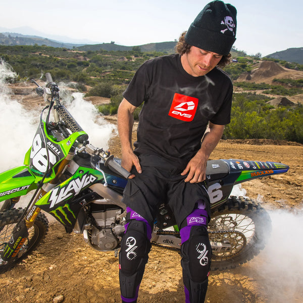 EVS Slayco Knee Guard Purple/Black