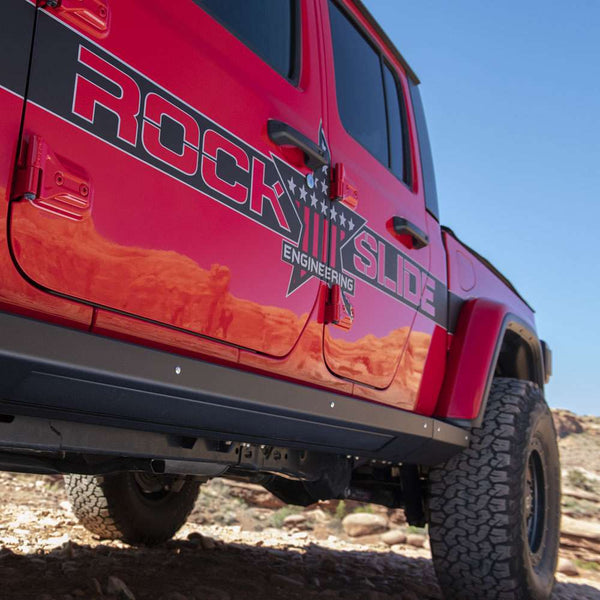 Rock Slide Engineering 2026 + Jeep JT Gladiator Step Sliders Skid Plate 3.0