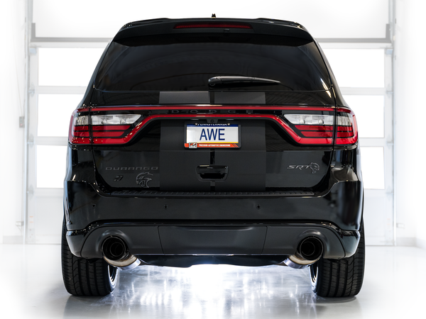AWE Tuning 2018 - 2024 Dodge Durango SRT & Hellcat Touring Edition Exhaust - Diamond Black Tips